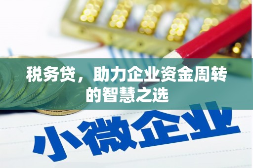 八里税务贷，助力企业资金周转的智慧之选