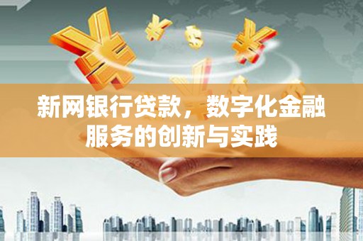 八里新网银行贷款，数字化金融服务的创新与实践