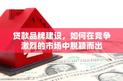 八里贷款品牌建设，如何在竞争激烈的市场中脱颖而出