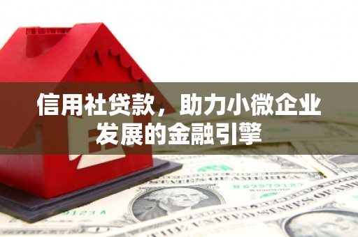八里信用社贷款，助力小微企业发展的金融引擎