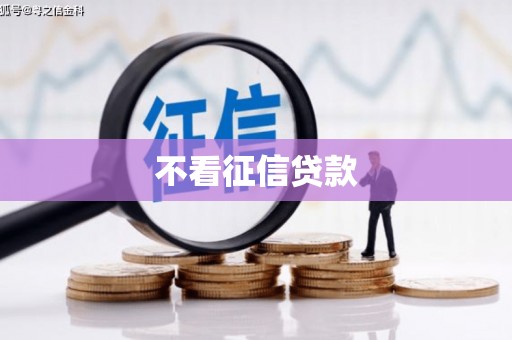 八里不看征信贷款
