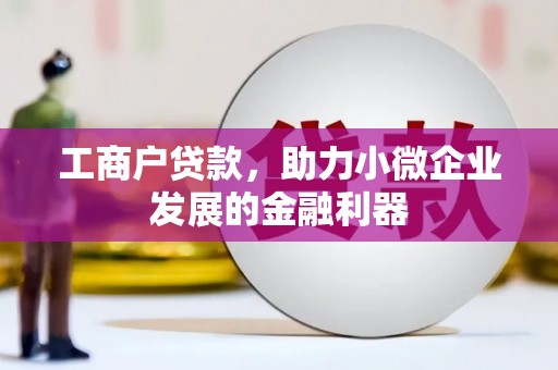 八里工商户贷款，助力小微企业发展的金融利器