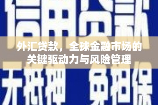 八里外汇贷款，全球金融市场的关键驱动力与风险管理