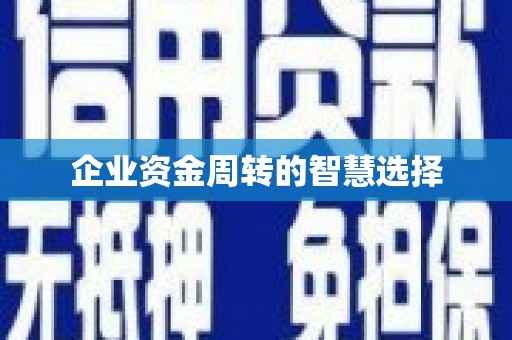 八里企业资金周转的智慧选择