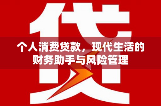 八里个人消费贷款，现代生活的财务助手与风险管理