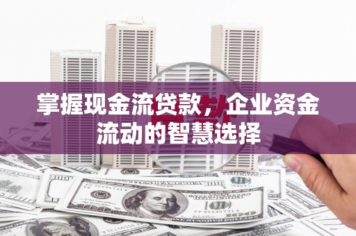 八里掌握现金流贷款，企业资金流动的智慧选择