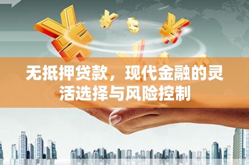 八里无抵押贷款，现代金融的灵活选择与风险控制