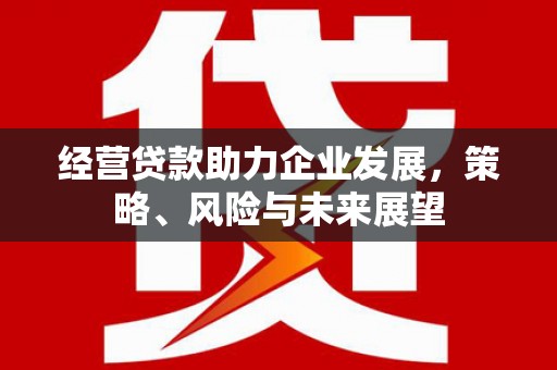 八里经营贷款助力企业发展，策略、风险与未来展望