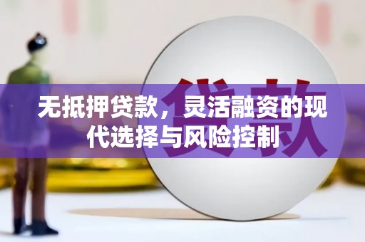八里无抵押贷款，灵活融资的现代选择与风险控制