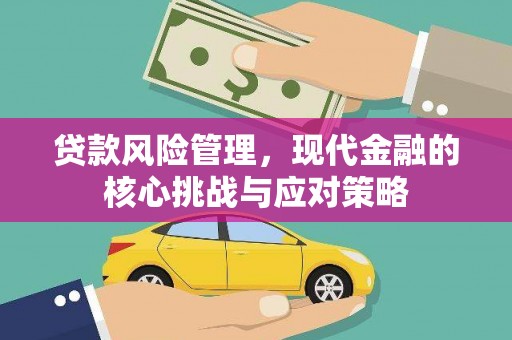 八里贷款风险管理，现代金融的核心挑战与应对策略