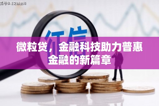 八里微粒贷，金融科技助力普惠金融的新篇章