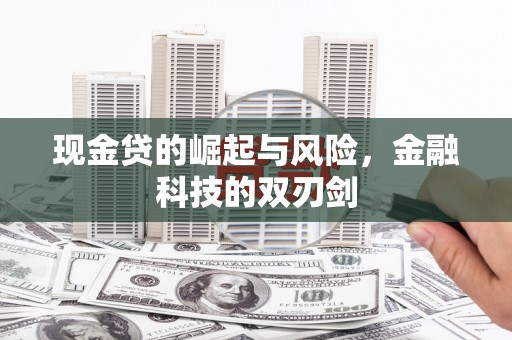 八里现金贷的崛起与风险，金融科技的双刃剑