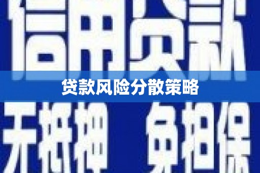 八里贷款风险分散策略