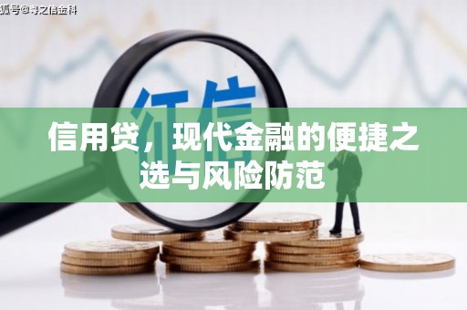 八里信用贷，现代金融的便捷之选与风险防范