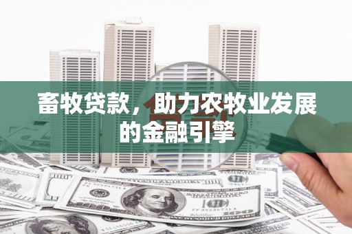 八里畜牧贷款，助力农牧业发展的金融引擎