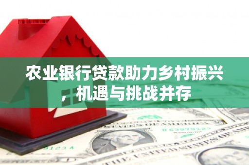 八里农业银行贷款助力乡村振兴，机遇与挑战并存