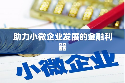 八里助力小微企业发展的金融利器
