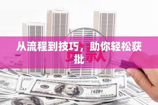 八里从流程到技巧，助你轻松获批