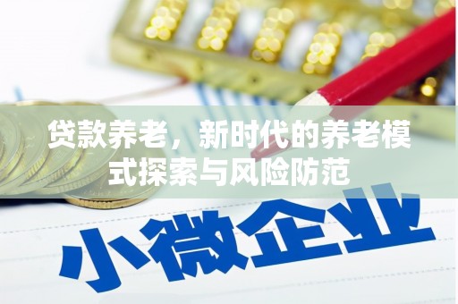 八里贷款养老，新时代的养老模式探索与风险防范