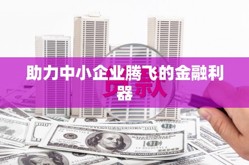 八里助力中小企业腾飞的金融利器