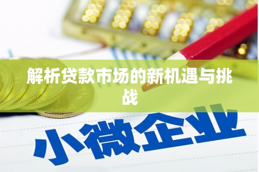 八里解析贷款市场的新机遇与挑战